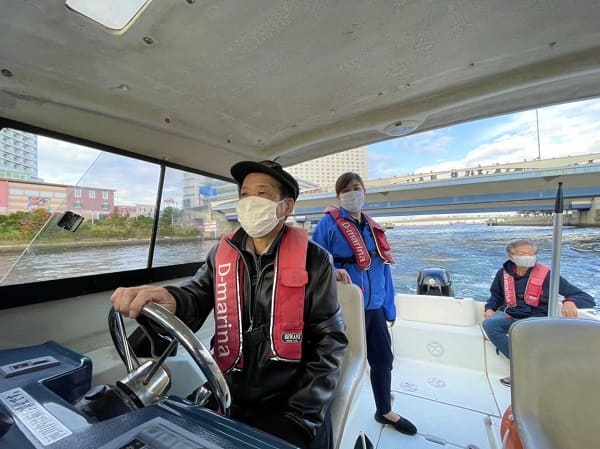 マリンライセンスロイヤル名古屋　愛知　操船セミナーの様子