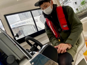 教習風景　マリンライセンスロイヤル東京　船舶免許　小型船舶操縦士教習風景