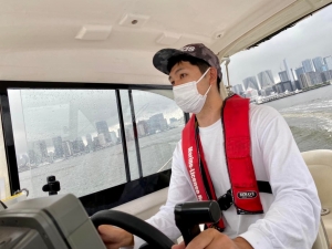 教習風景　マリンライセンスロイヤル東京　船舶免許　小型船舶操縦士教習風景