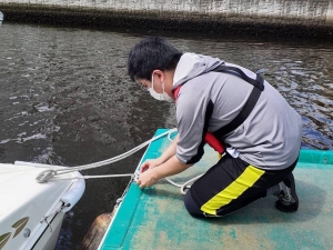 船舶免許　ボート免許　１級船舶免許　２級船舶免許　マリンライセンスロイヤル東京　船舶免許教習風景