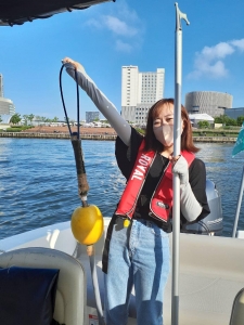 船舶免許教習中　船舶免許講習風景　マリンライセンスロイヤル東京