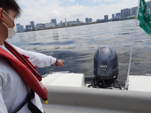 船舶免許東京　ボート免許東京　船舶免許教習風景　マリンライセンスロイヤル東京