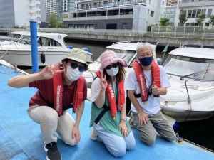 マリンライセンスロイヤル東京　船練習　操船セミナー