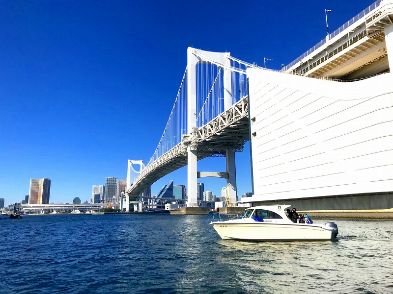 レインボーブリッジ　操船セミナー　マリンライセンスロイヤル東京