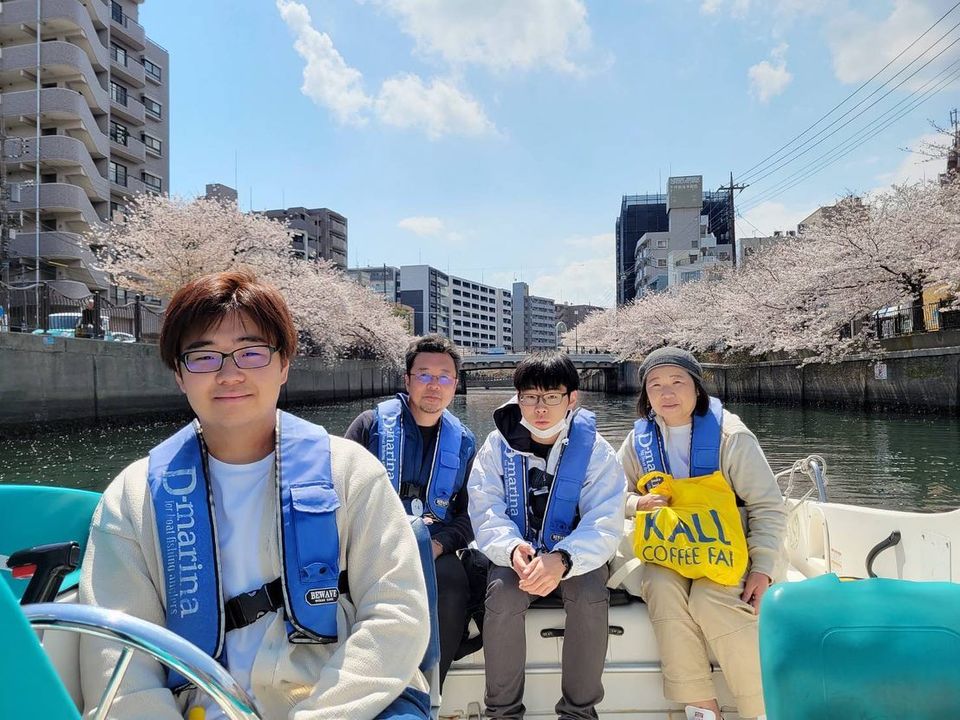 お花見クルージング　操船セミナー　マリンライセンスロイヤル東京　操船セミナー