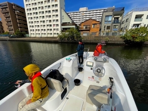 東京ハゼ釣り大会　マリンライセンスロイヤル東京　船舶免許　ハゼ