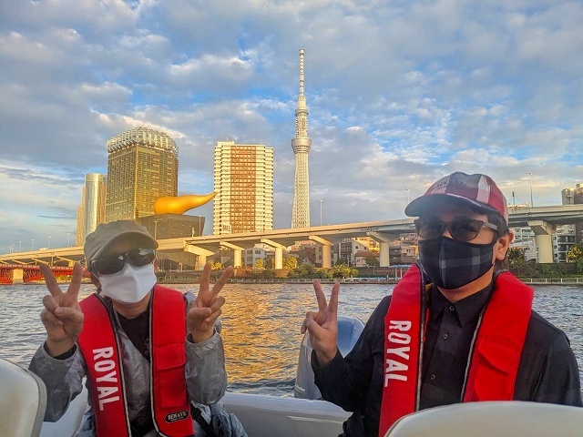 操船セミナー　マリンライセンスロイヤル東京　サンセットクルージング操船セミナー