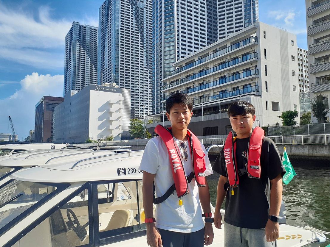 船舶免許東京　レンタルボート東京　勝どきマリーナ　マリンライセンスロイヤル