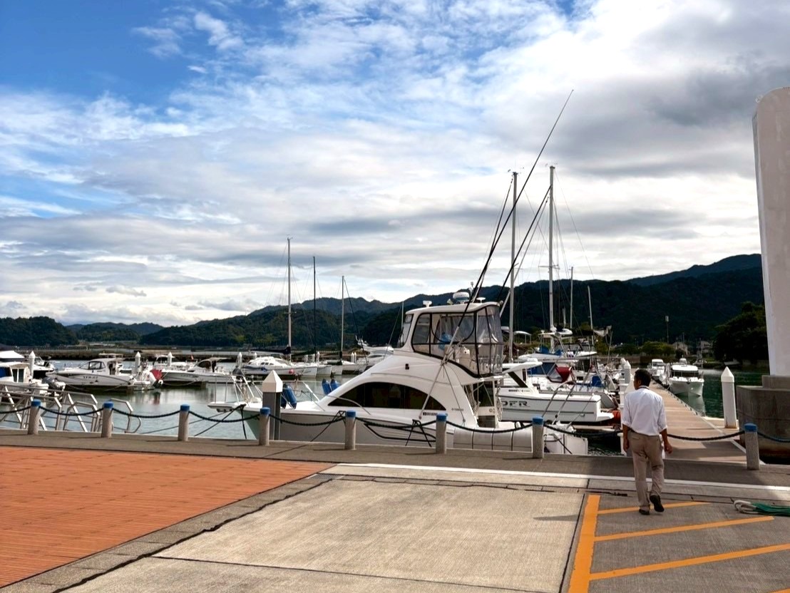 うみんぴあ大飯マリーナ 桟橋の風景