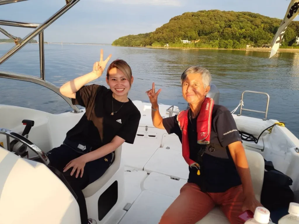 マリンライセンスロイヤル名古屋の教習風景①