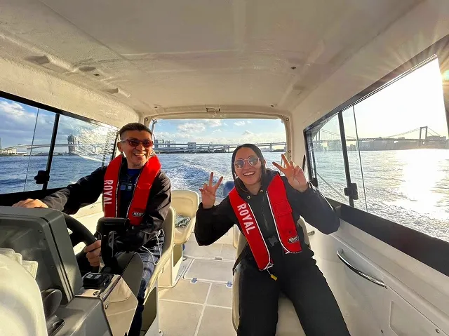 操船セミナー マリンライセンスロイヤル東京 サンセットクルージング操船セミナー