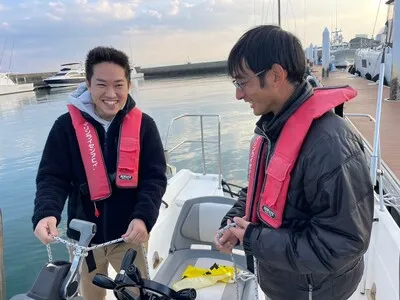 マリンライセンスロイヤル福岡　ボート免許　教習風景①