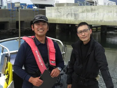 マリンライセンスロイヤル福岡　ボート免許　教習風景④