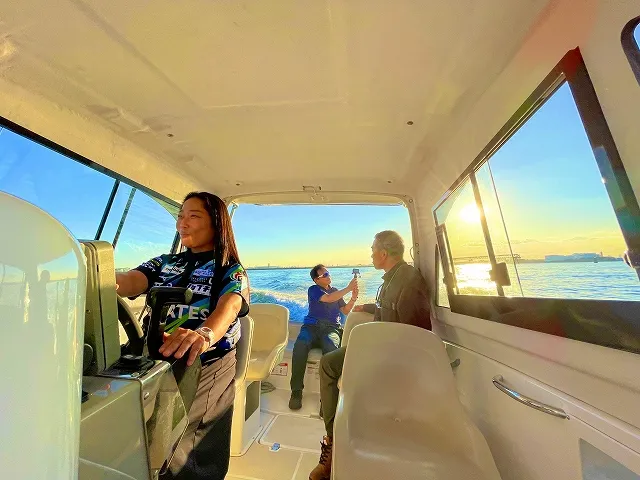 操船セミナー マリンライセンスロイヤル東京 サンセットクルージング操船セミナー