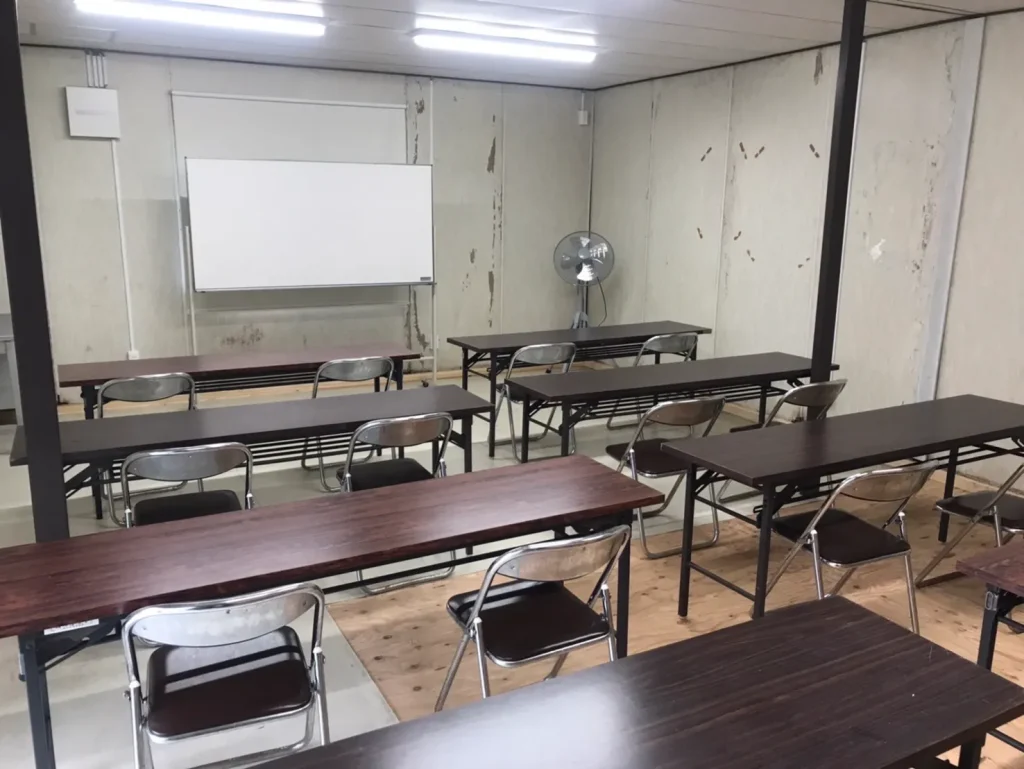石川県七尾教室の学科会場