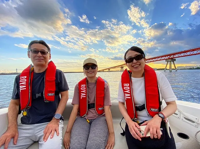 操船セミナー マリンライセンスロイヤル東京 サンセットクルージング操船セミナー