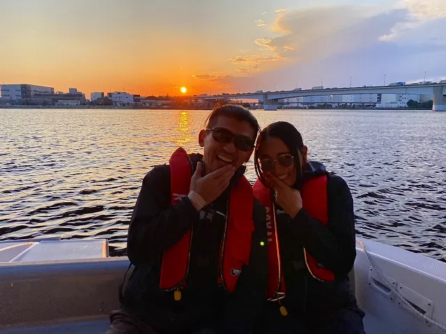 操船セミナー マリンライセンスロイヤル東京 サンセットクルージング操船セミナー