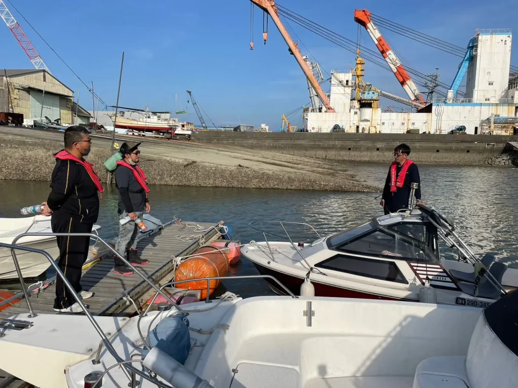 船舶免許の教習風景②(熊本教室・八代マリーナ)