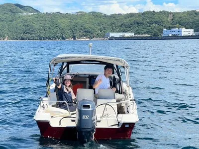 船舶免許の教習風景②（長崎サンセットマリーナ）