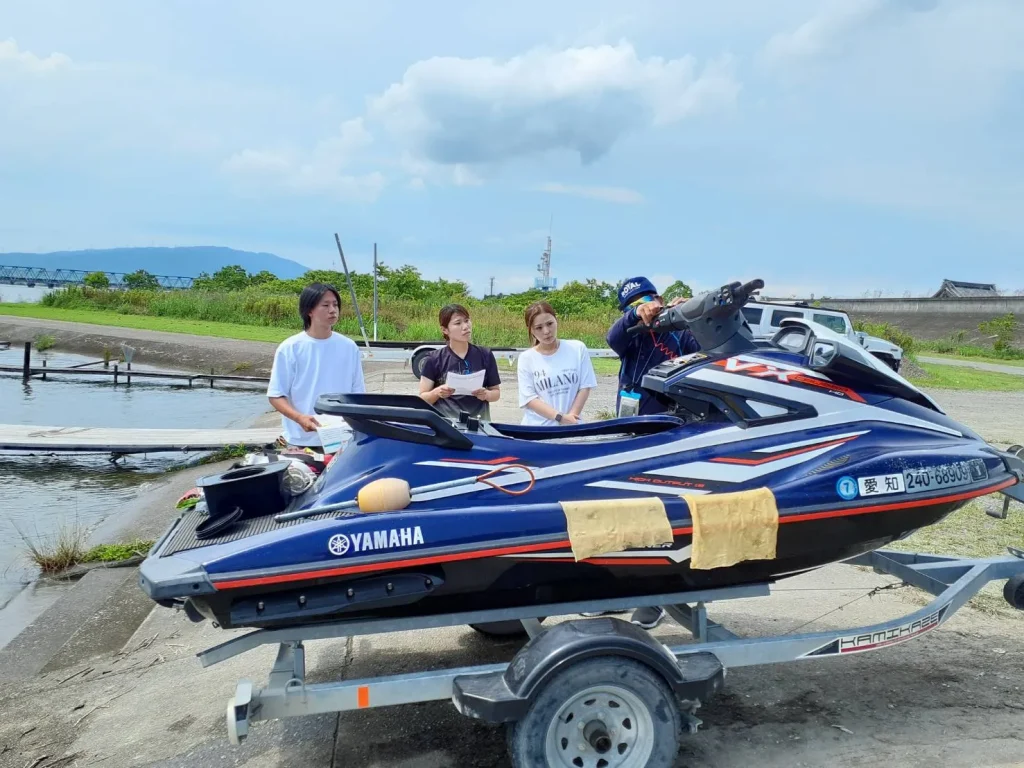 水上バイク免許の教習風景