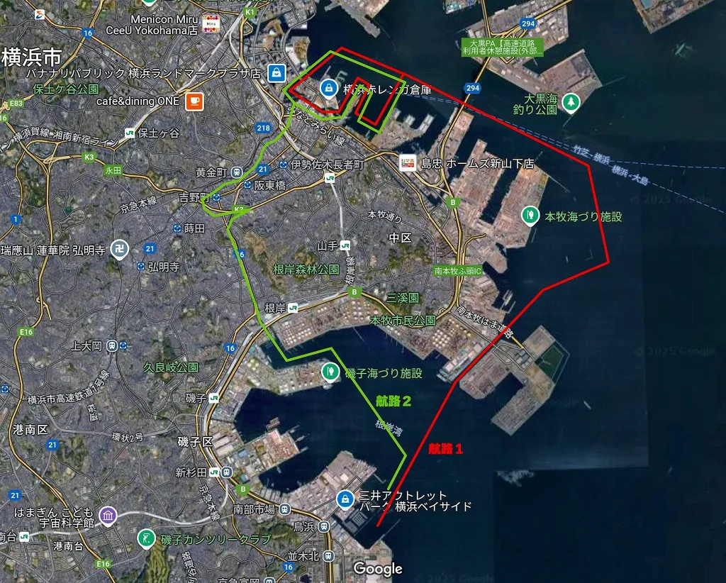 横浜みなとみらい周遊操船セミナー コース