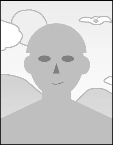 証明写真NG 背景が無地ではない