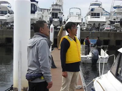 船舶免許　教習の風景③