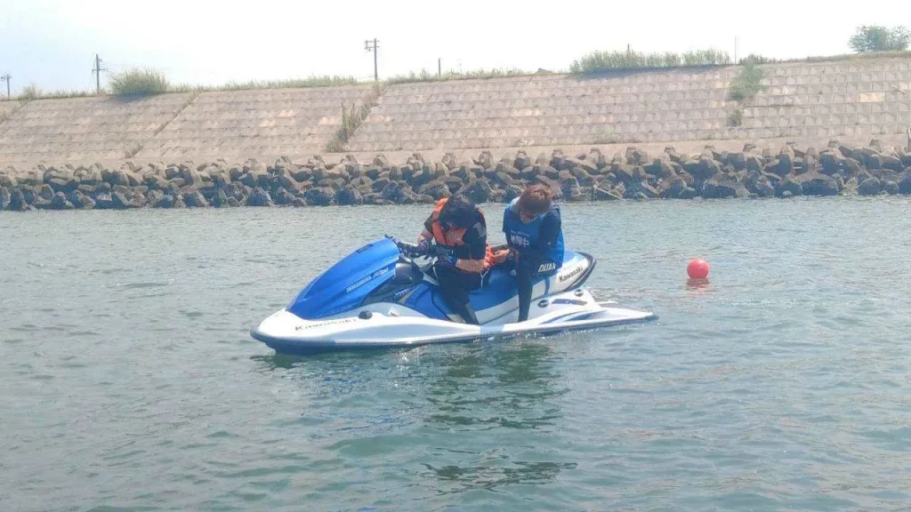 ジェットスキー免許　加古川教室　教習風景①