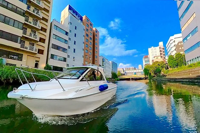 東京運河クルーズ操船セミナー|講習風景⑤