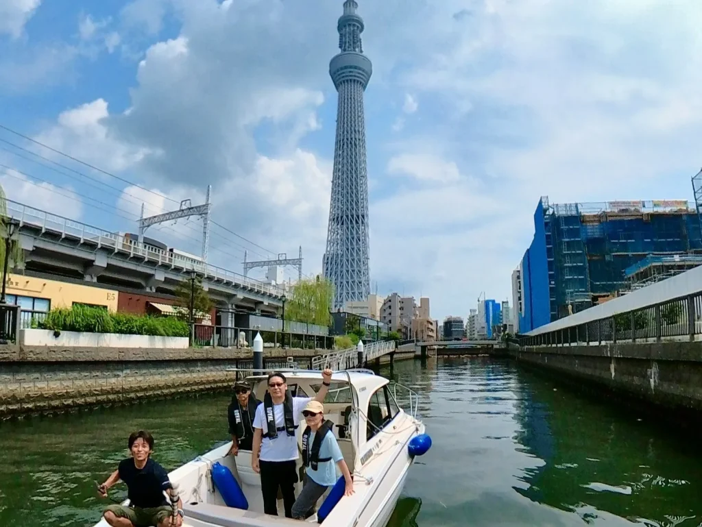 東京運河クルーズ操船セミナー|講習風景⑦