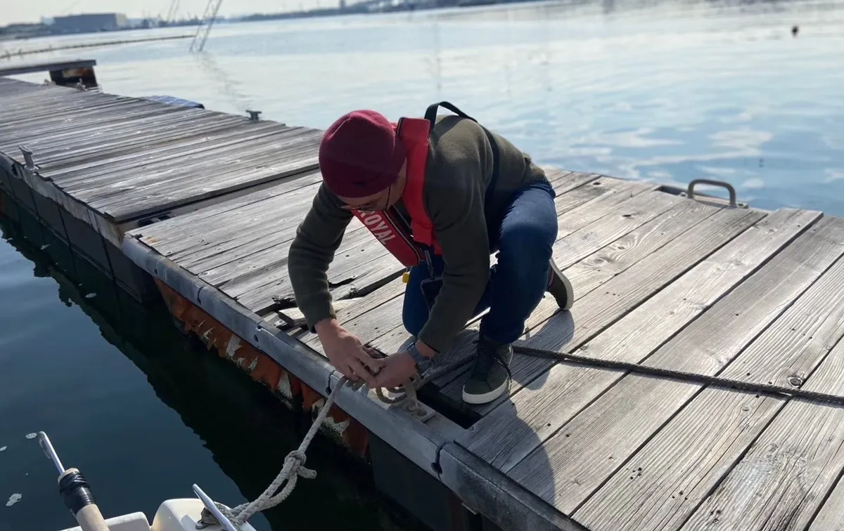 神戸ランチクルーズセミナー｜ロープワーク・出港前点検