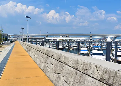 ボートパーク広島 遊歩道