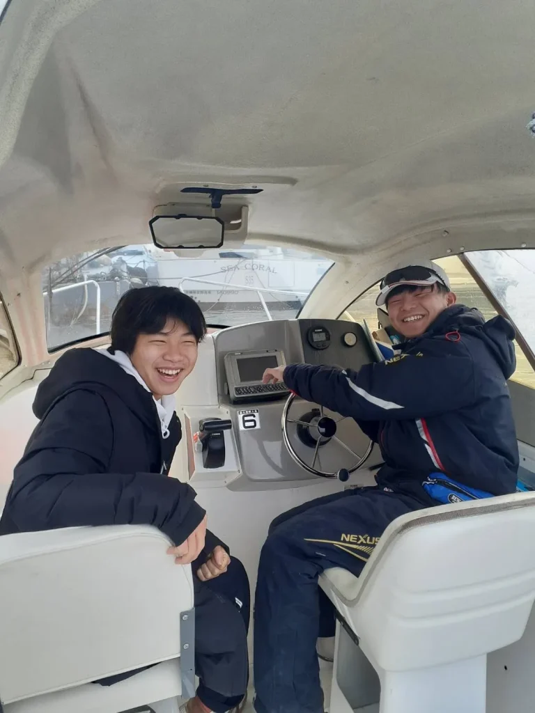 岡山ドック　船舶免許　教習風景②