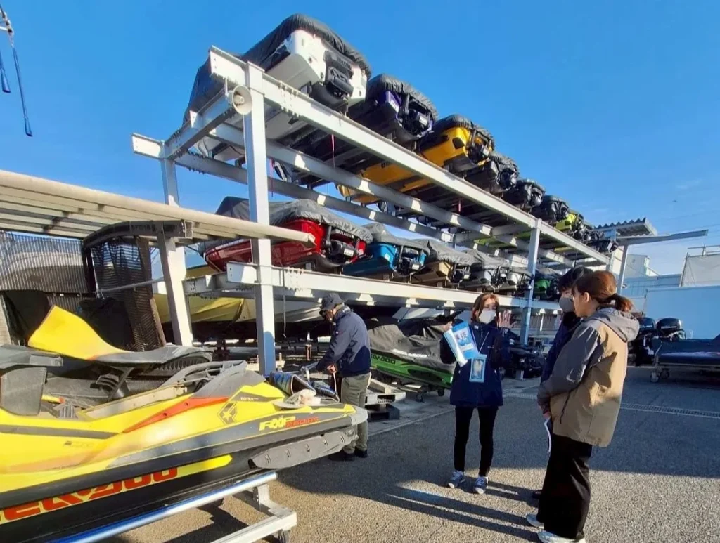 ジェットスキー免許 岡山ドック 教習風景①