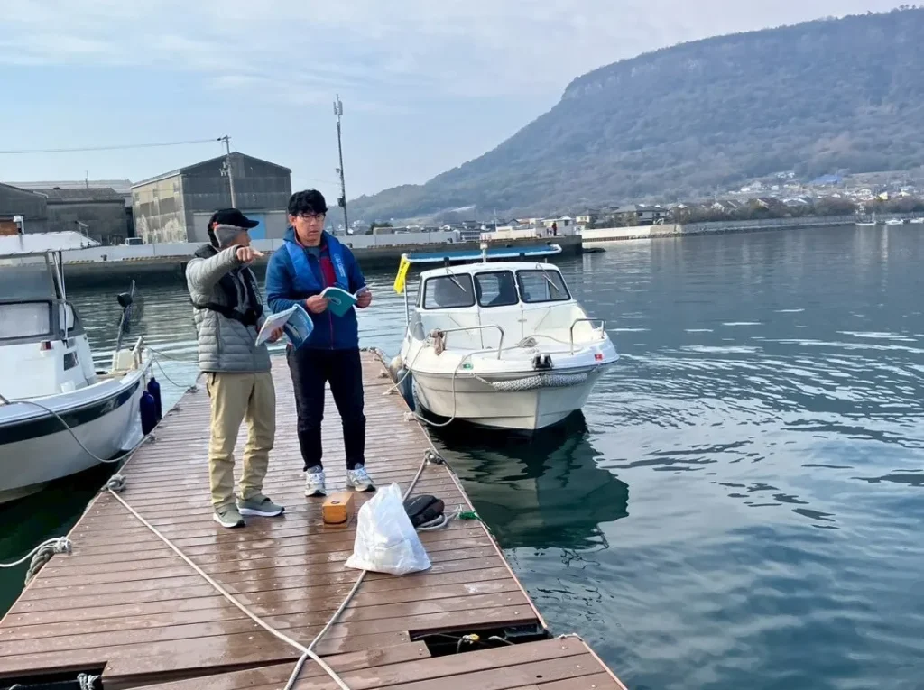 マリンライセンスロイヤル広島 高松教室 教習風景①