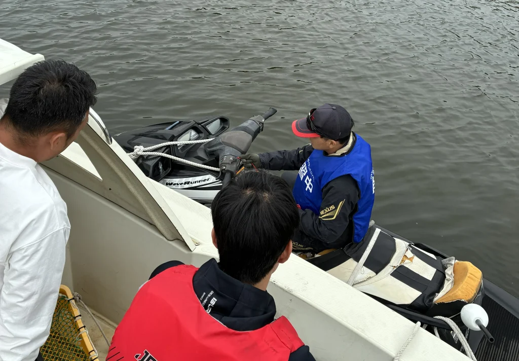 岡山教室 ジェットスキー免許 教習風景⑤